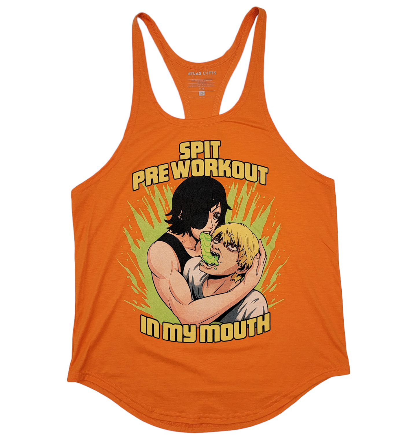 Spit Pre Workout in My Mouth: Racerback Stringer